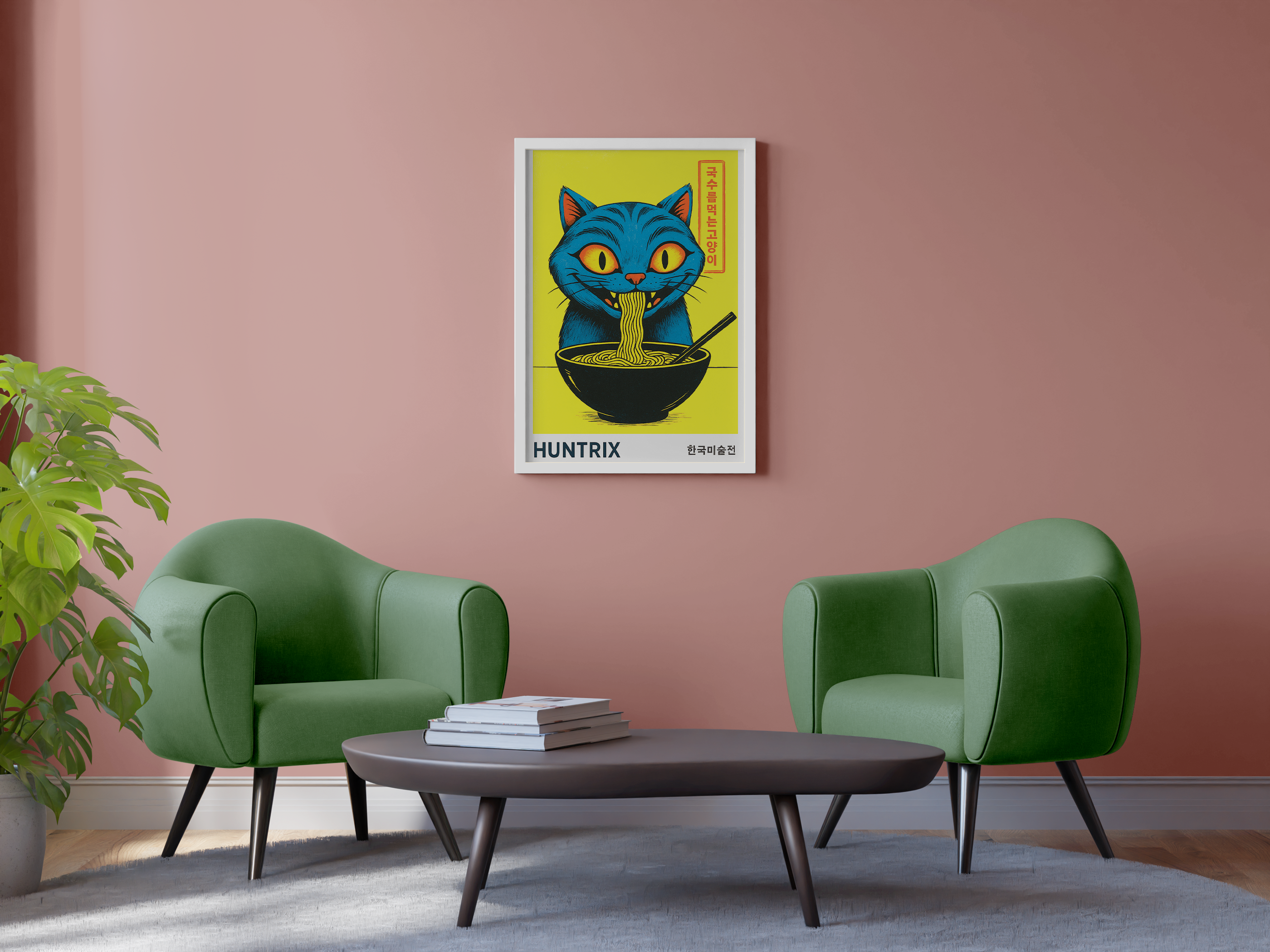 KPOP .1 - Ramen Cat Wall Art Print - Single VrA MU3 (old)