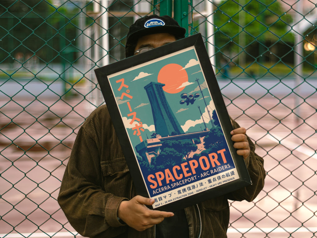 ARCRDR .4 - Derelict Launch Tower Wall Art Print - Single VrA MU3