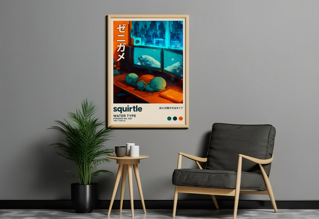MNSTR .5 - Lo-Fi Bedroom III Wall Art Print - Single VrA MU6