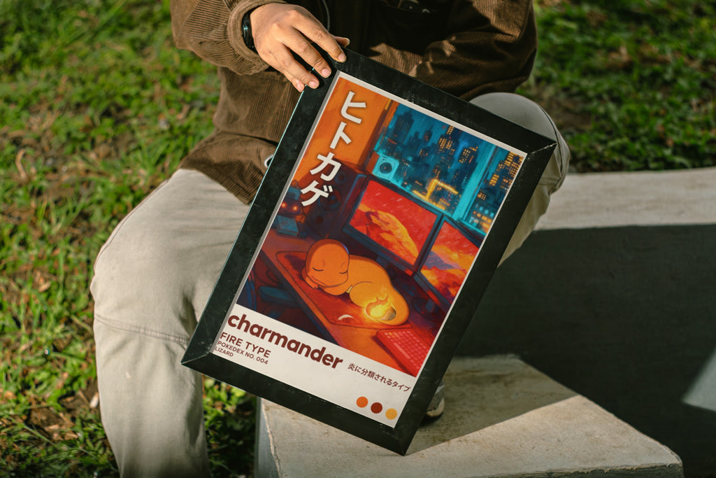 MNSTR .4 - Lo-Fi Bedroom II Wall Art Print - Single VrA MU4