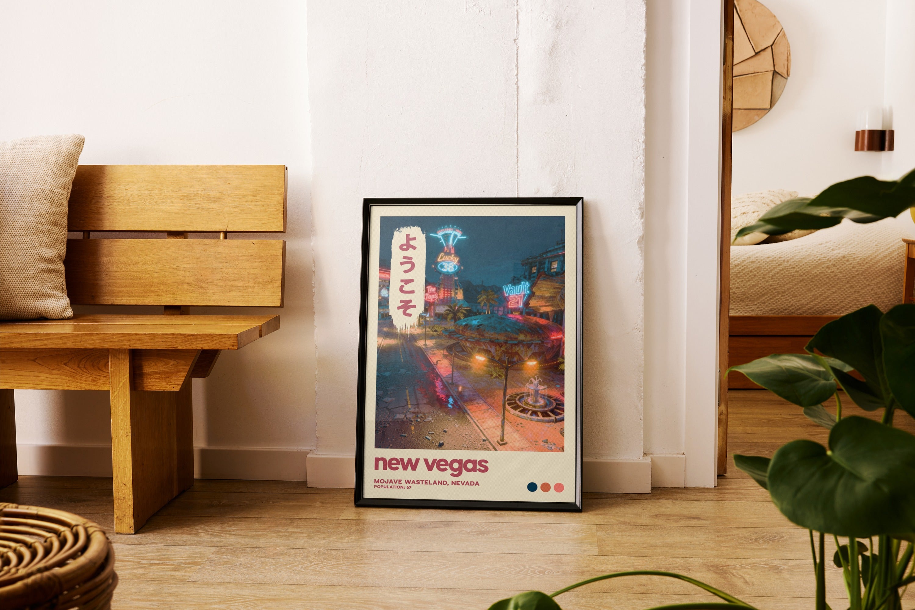 WSTLND .4 - Neon Oasis Wall Art Print - Single VrB MU2