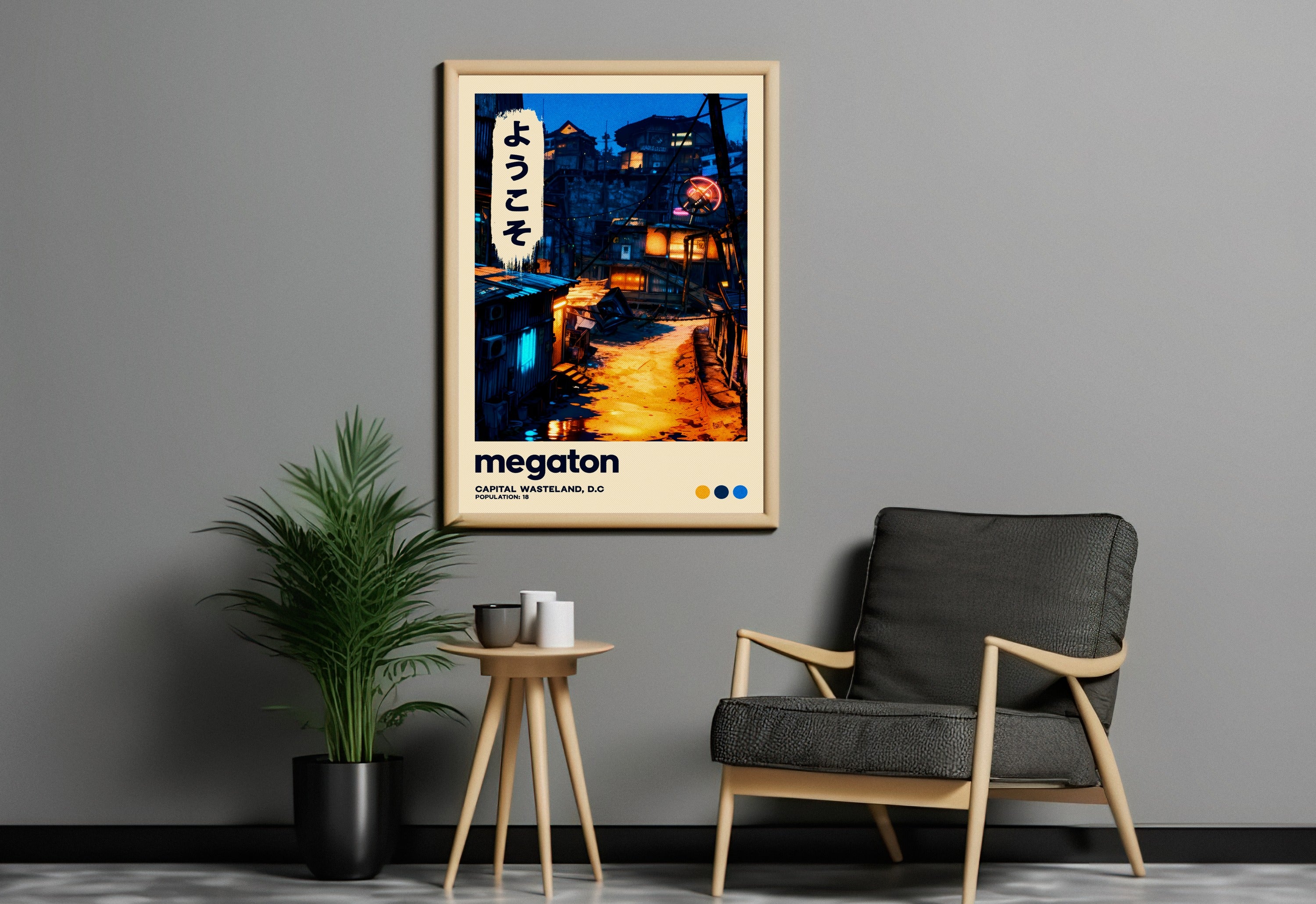 WSTLND .1 - Bomb Crater City Wall Art Print - Single VrA MU6