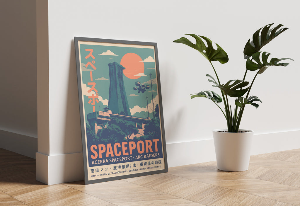 ARCRDR .4 - Derelict Launch Tower Wall Art Print - Single VrA MU7