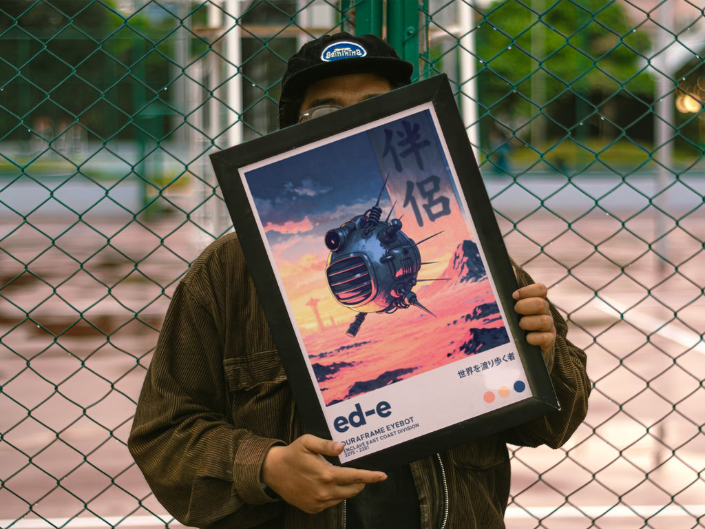 WSTLND .3 - Desert Drone Wall Art Print - Single VrA MU3