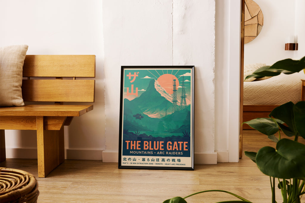 ARCRDR .1 - Mountain Pass Tower Wall Art Print - Single VrB MU2
