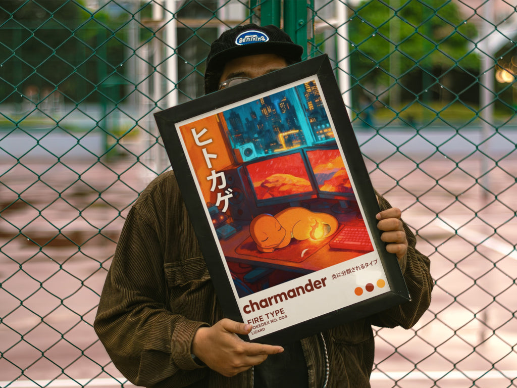 MNSTR .4 - Lo-Fi Bedroom II Wall Art Print - Single VrA MU3