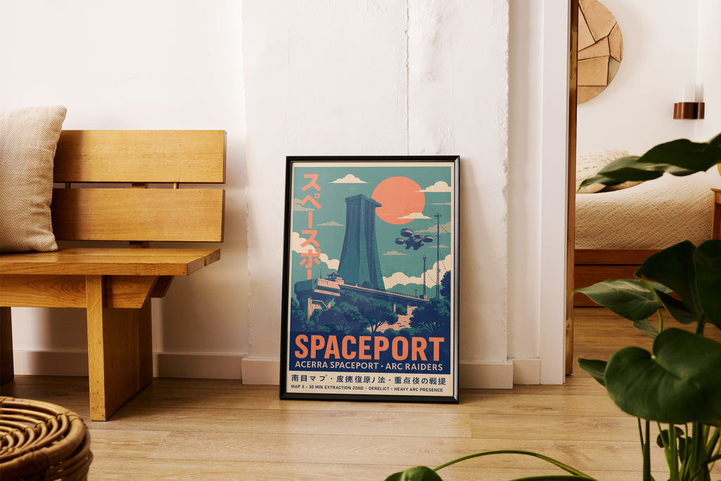 ARCRDR .4 - Derelict Launch Tower Wall Art Print - Single VrB MU2