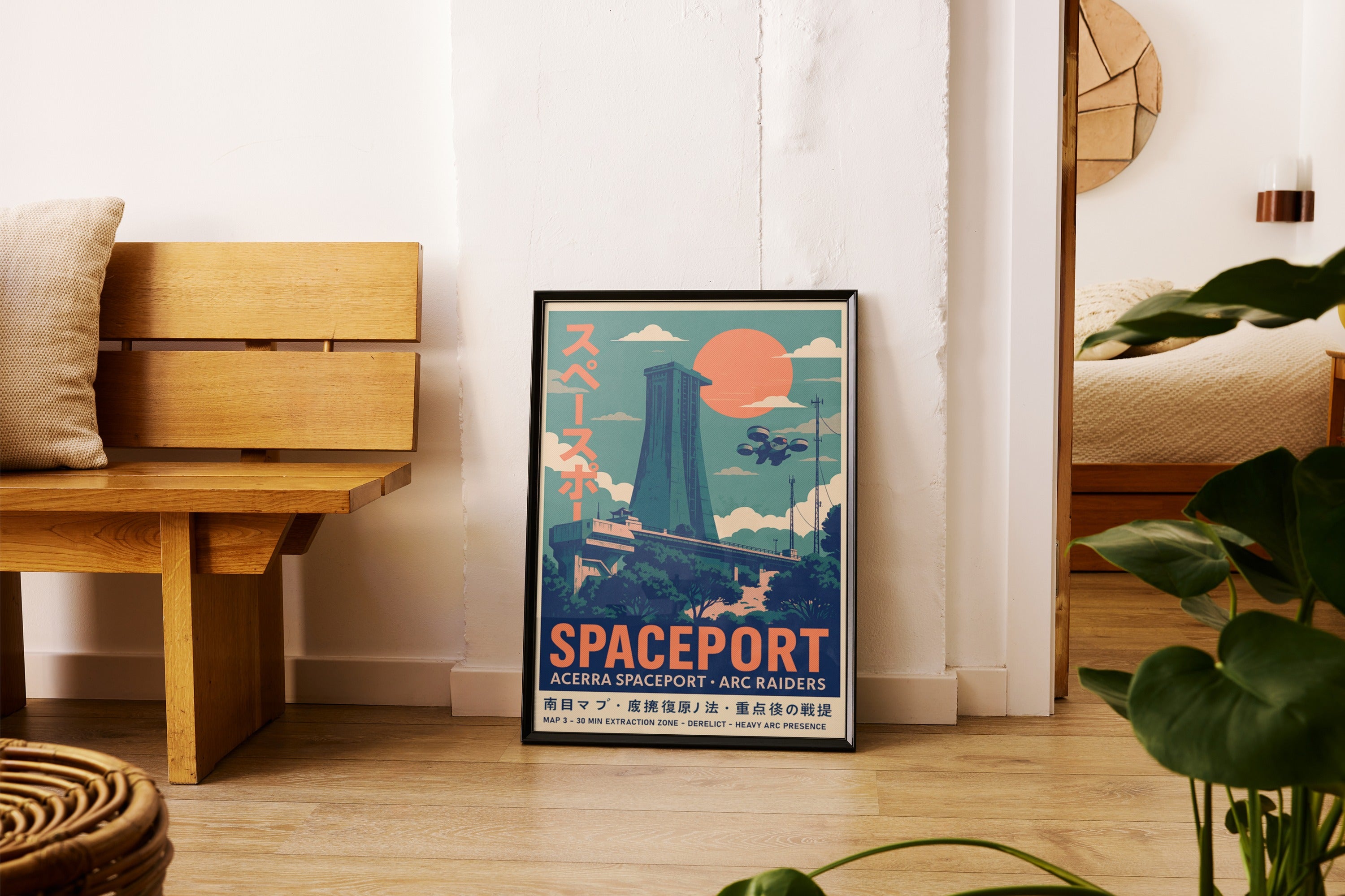 ARCRDR .4 - Derelict Launch Tower Wall Art Print - Single VrB MU2
