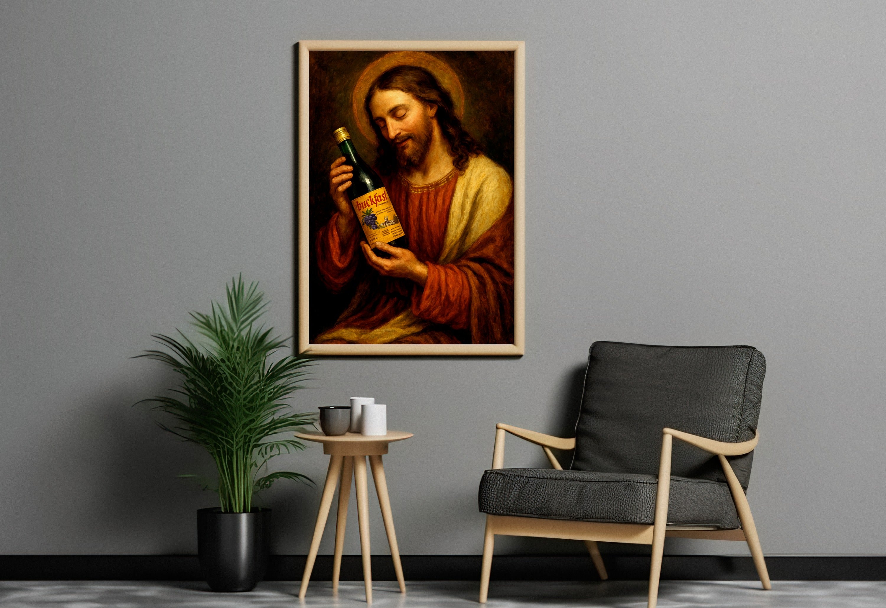 NED .1 - Glesga Holy Water Wall Art Print - Single VrA MU6