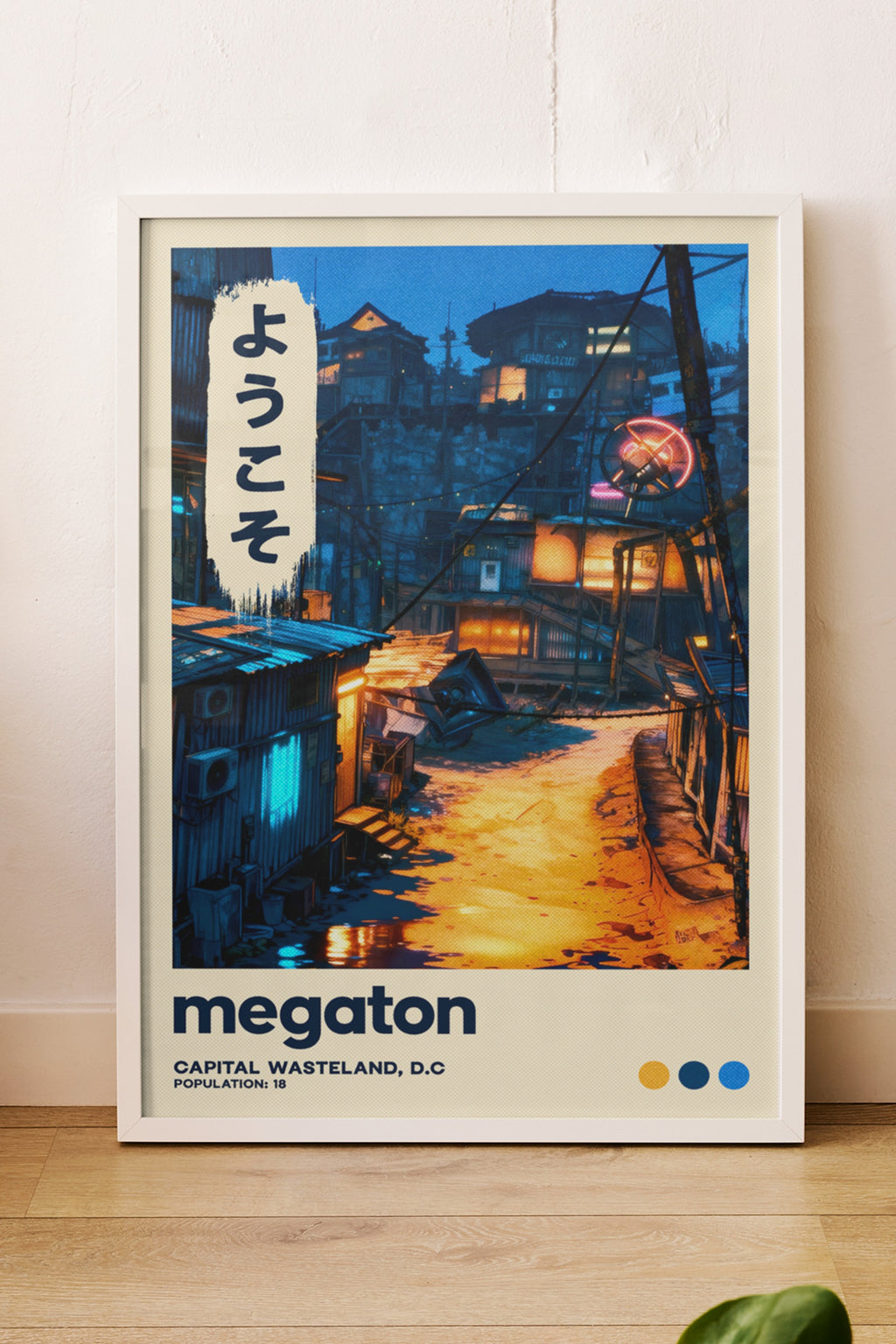 WSTLND .1 - Bomb Crater City Wall Art Print - Single VrA MU2