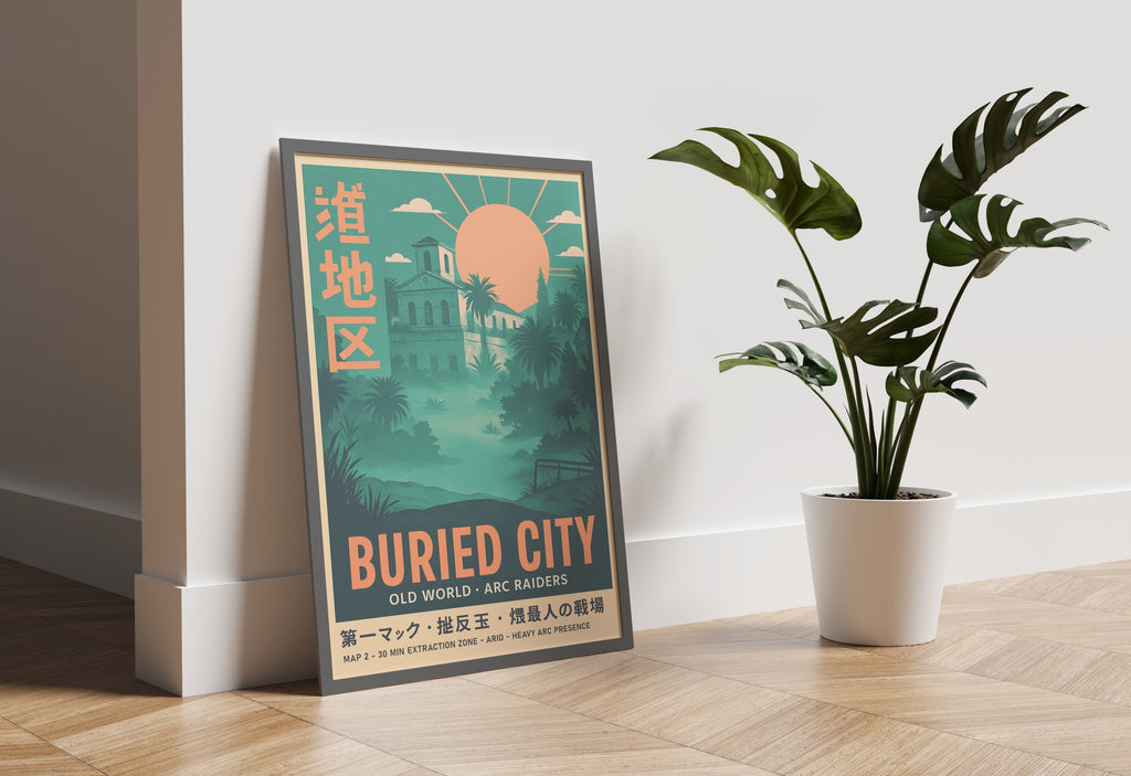 ARCRDR .3 - Jungle Colonial Ruins Wall Art Print - Single VrA MU7