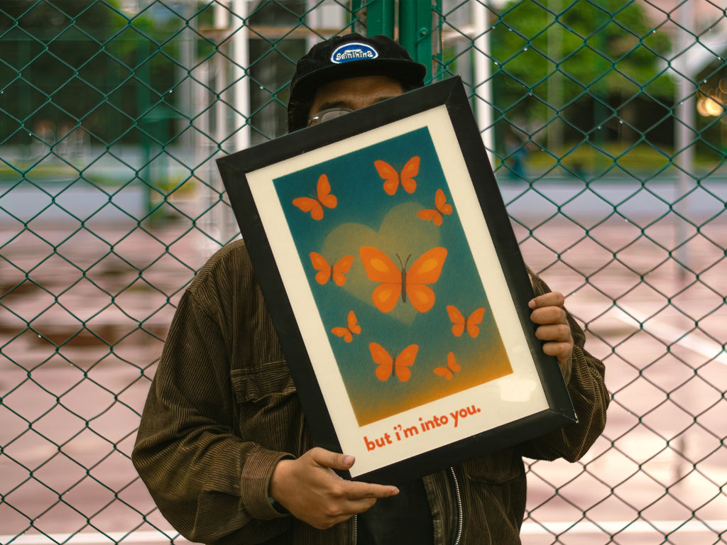 PNKRK .3 - All the Butterflies Wall Art Print - Single VrA MU3