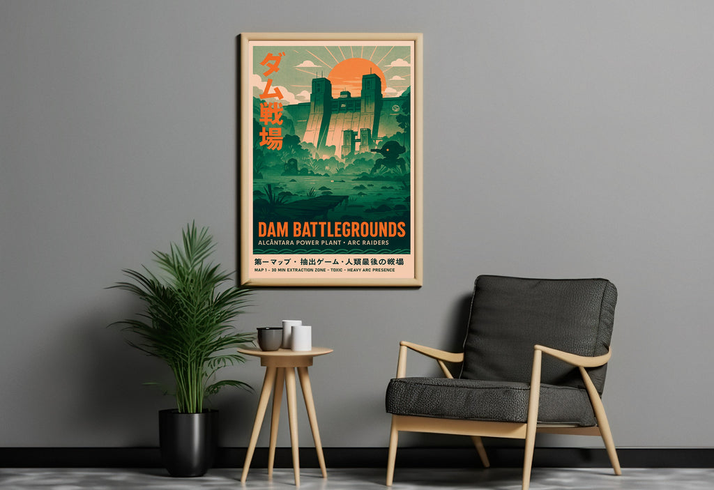 ARCRDR .5 - Jungle Dam Wall Art Print - Single VrA MU6