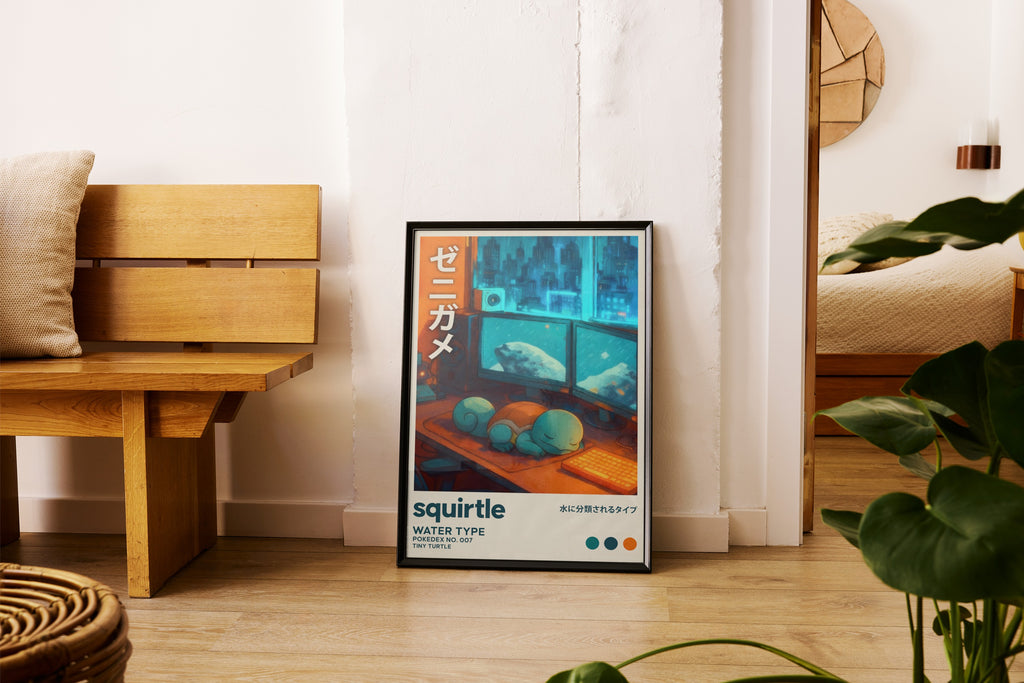 MNSTR .5 - Lo-Fi Bedroom III Wall Art Print - Single VrB MU2