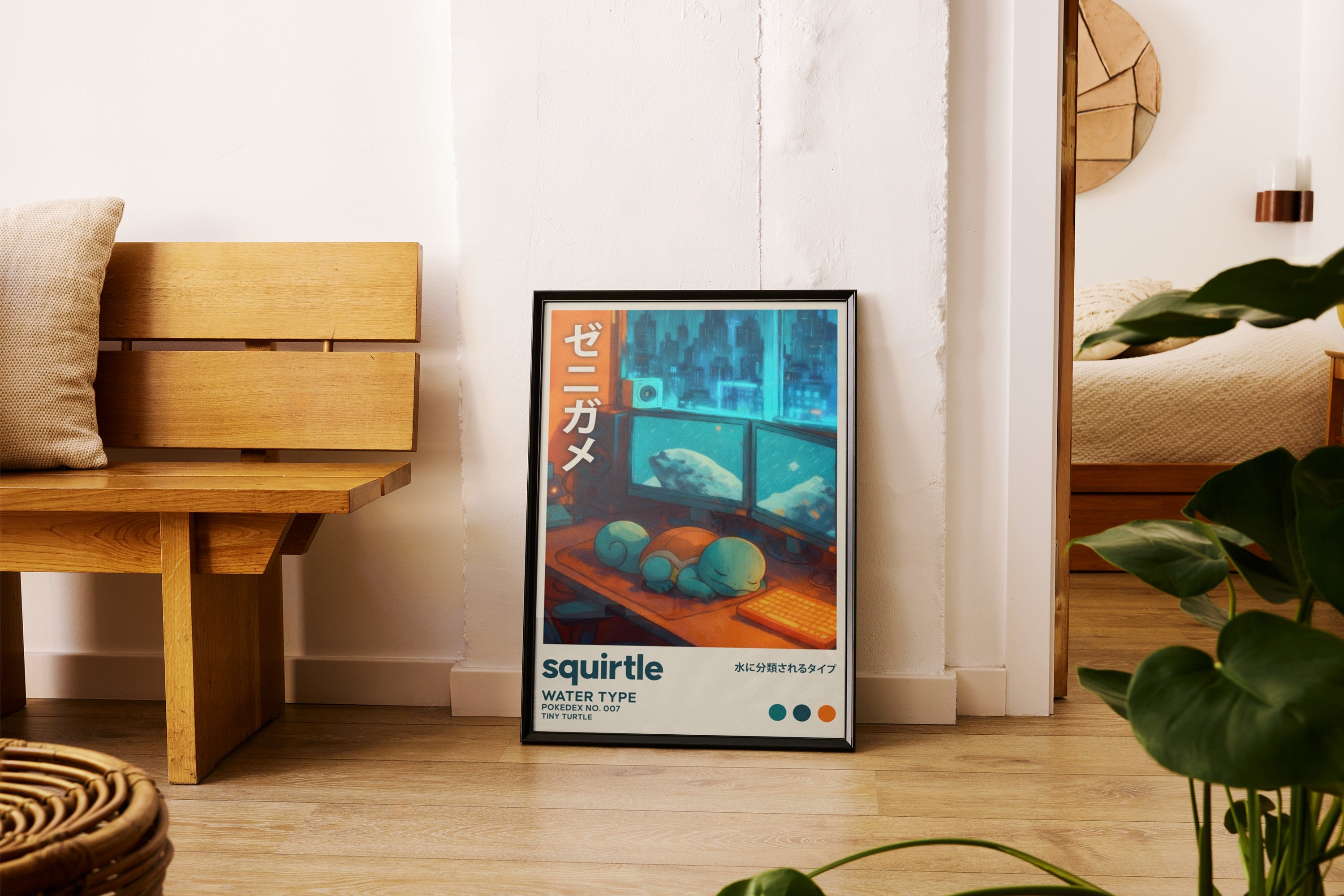 MNSTR .5 - Lo-Fi Bedroom III Wall Art Print - Single VrB MU2