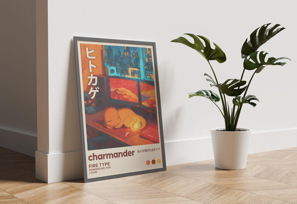 MNSTR .4 - Lo-Fi Bedroom II Wall Art Print - Single VrA MU7