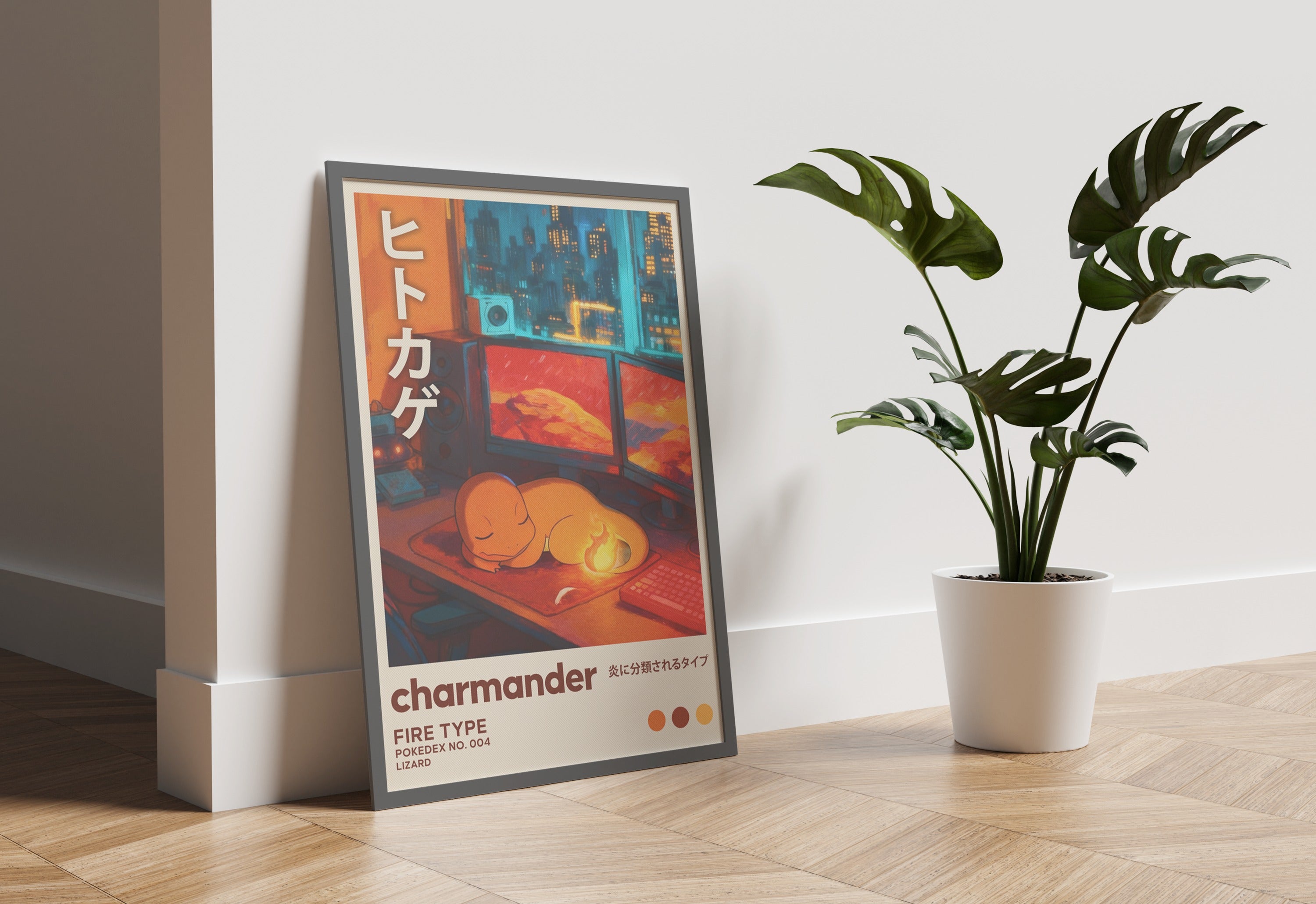 MNSTR .4 - Lo-Fi Bedroom II Wall Art Print - Single VrA MU7