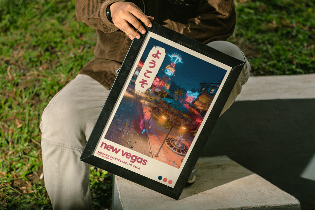 WSTLND .4 - Neon Oasis Wall Art Print - Single VrA MU4