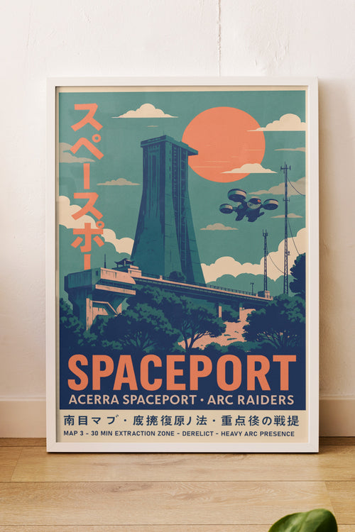 ARCRDR .4 - Derelict Launch Tower Wall Art Print - Single VrA MU2