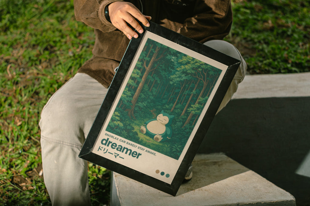 MNSTR .1 - Meadow Nap Nature Travel Poster Wall Art Print - Single VrA MU4