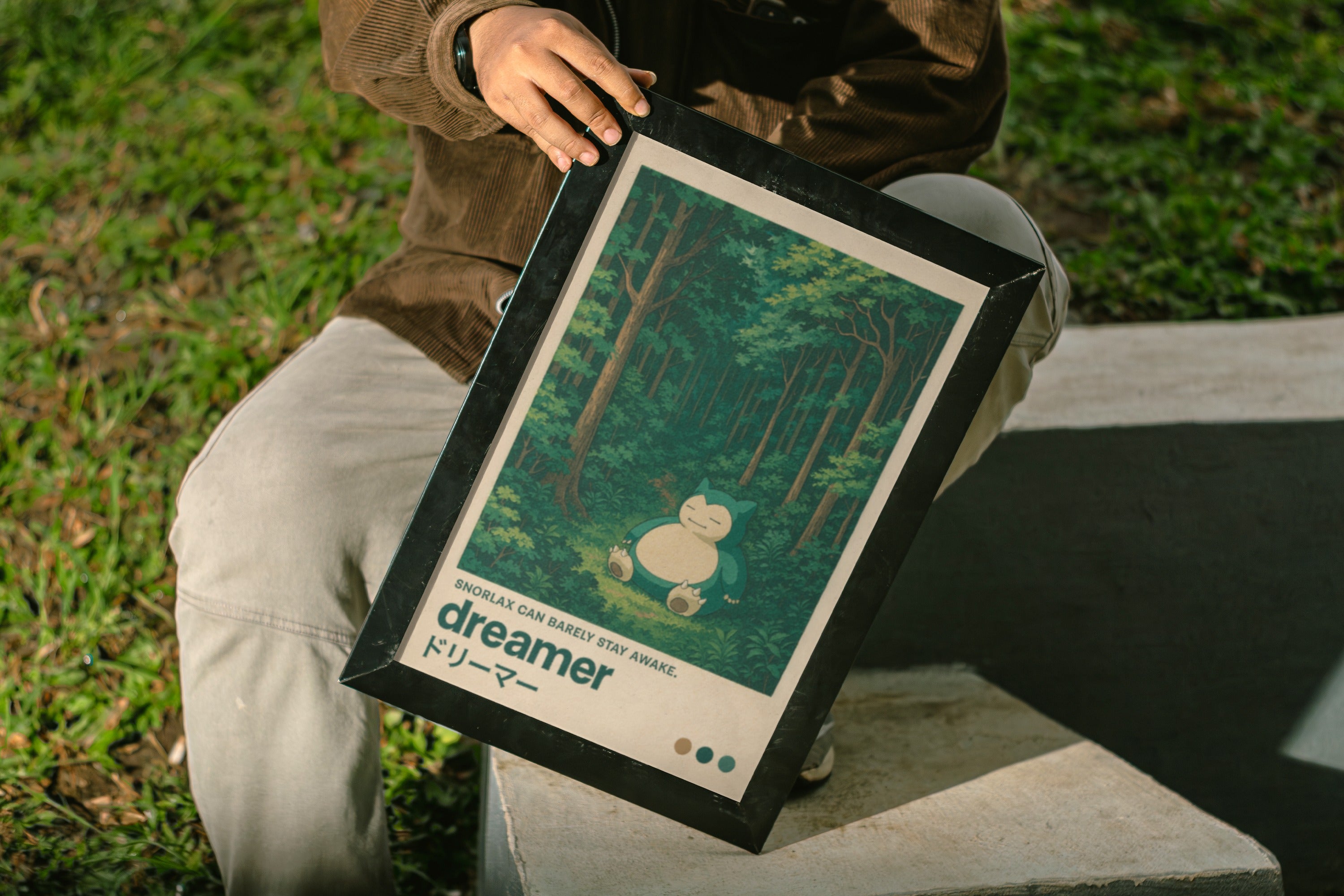 MNSTR .1 - Meadow Nap Nature Travel Poster Wall Art Print - Single VrA MU4