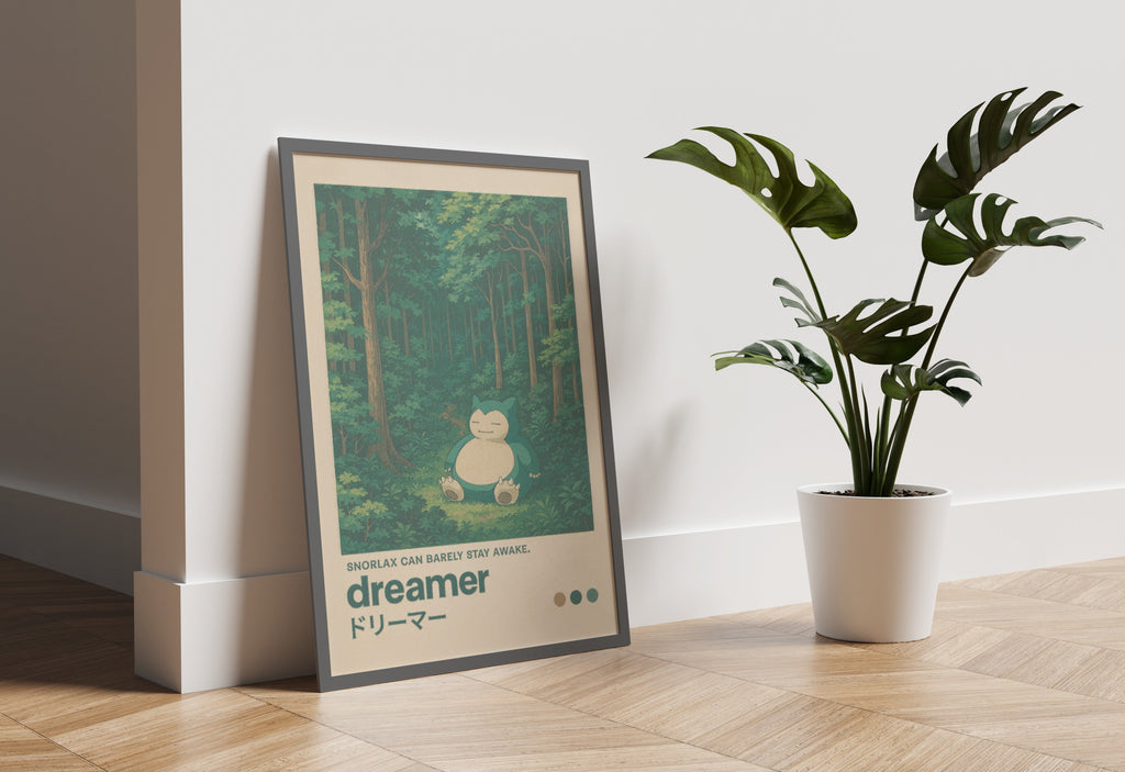 MNSTR .1 - Meadow Nap Nature Travel Poster Wall Art Print - Single VrA MU7