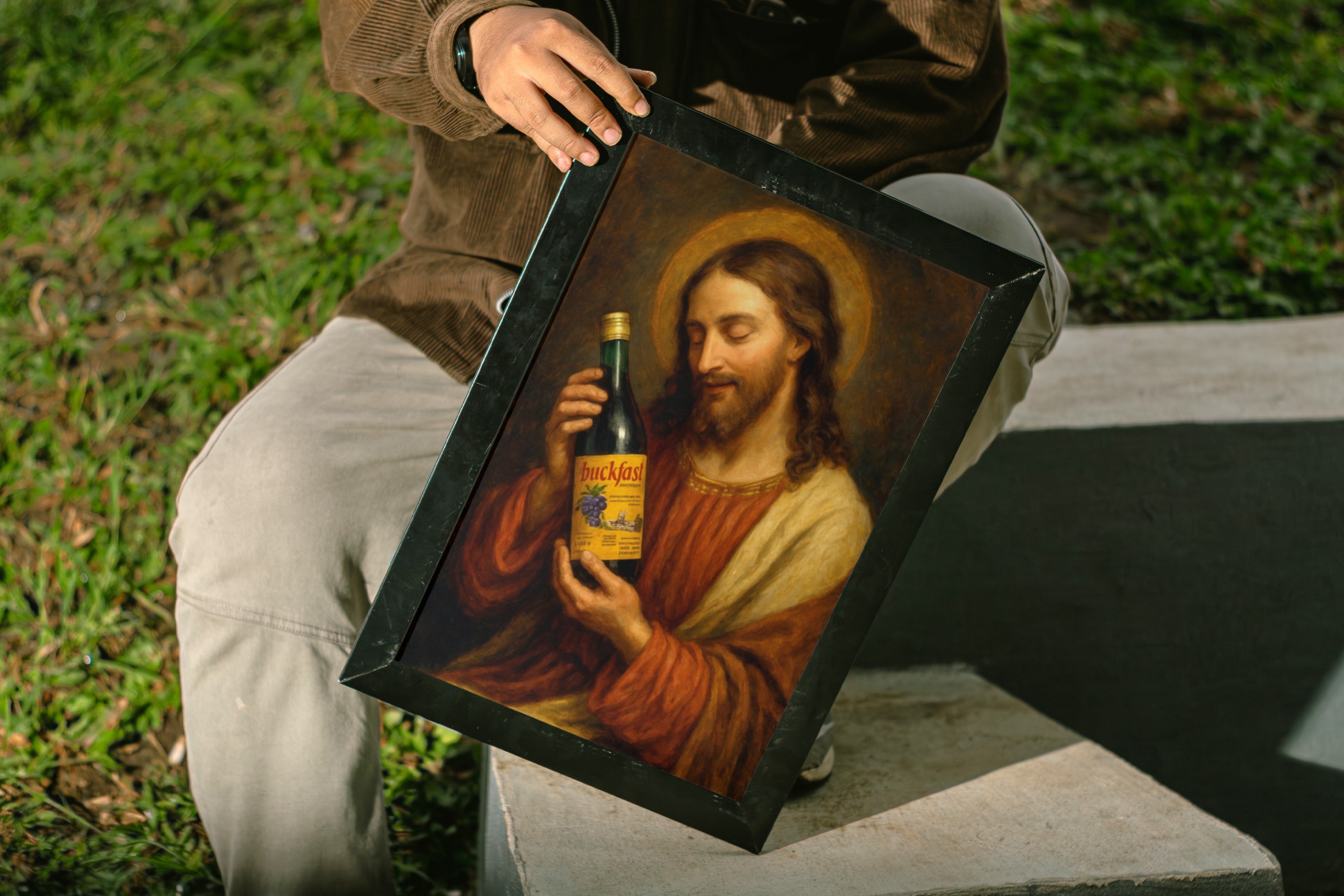 NED .1 - Glesga Holy Water Wall Art Print - Single VrA MU4