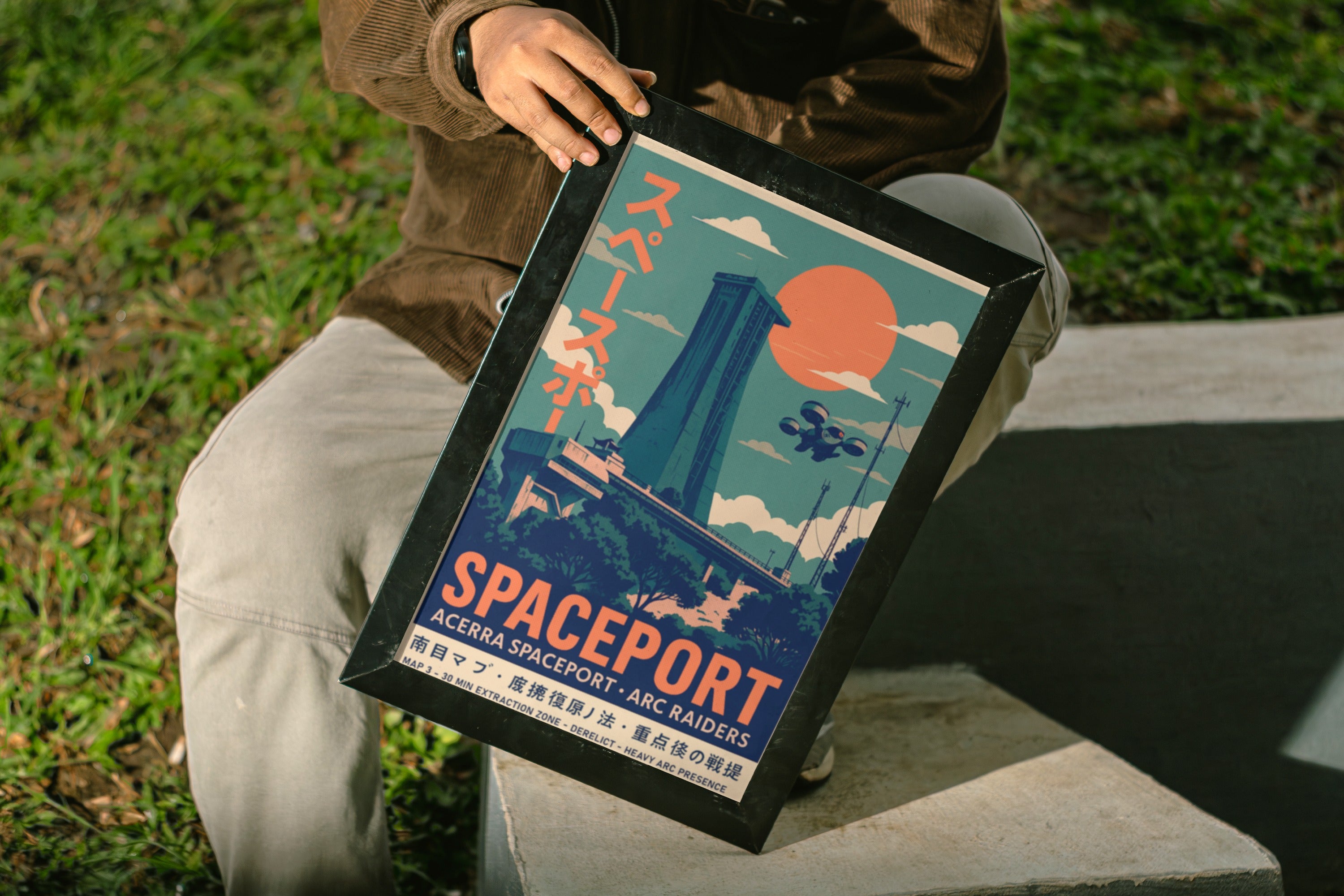 ARCRDR .4 - Derelict Launch Tower Wall Art Print - Single VrA MU4
