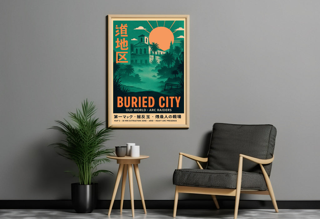 ARCRDR .3 - Jungle Colonial Ruins Wall Art Print - Single VrA MU6