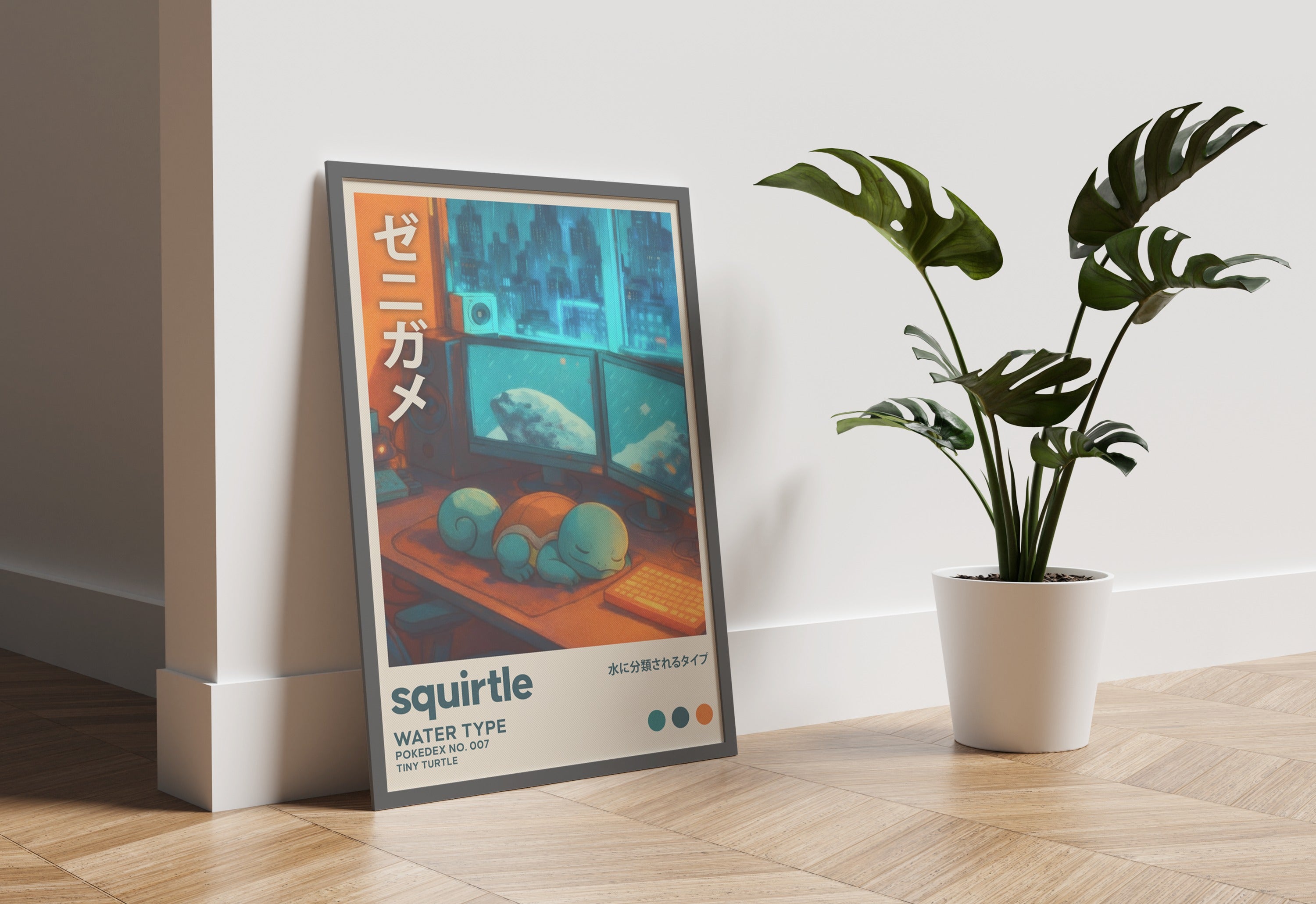 MNSTR .5 - Lo-Fi Bedroom III Wall Art Print - Single VrA MU7