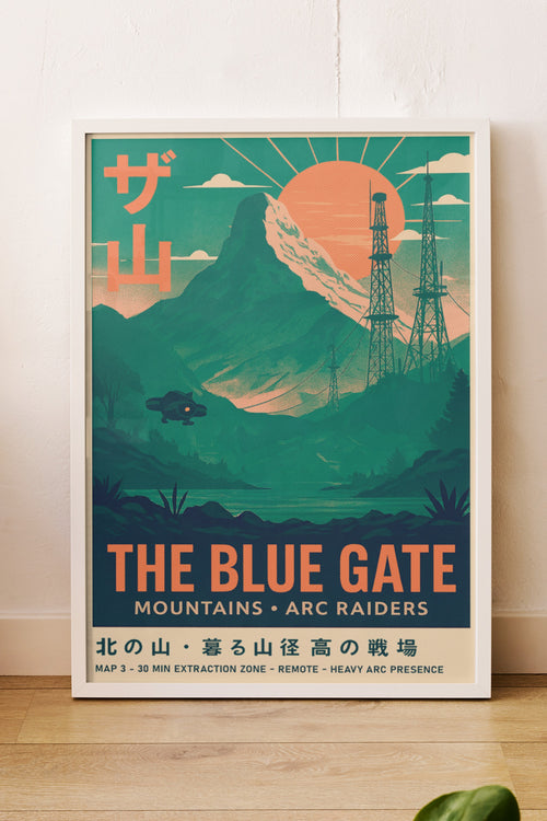 ARCRDR .1 - Mountain Pass Tower Wall Art Print - Single VrA MU2